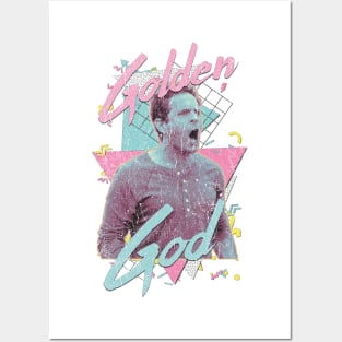 Golden God // 90s Style Posters and Art